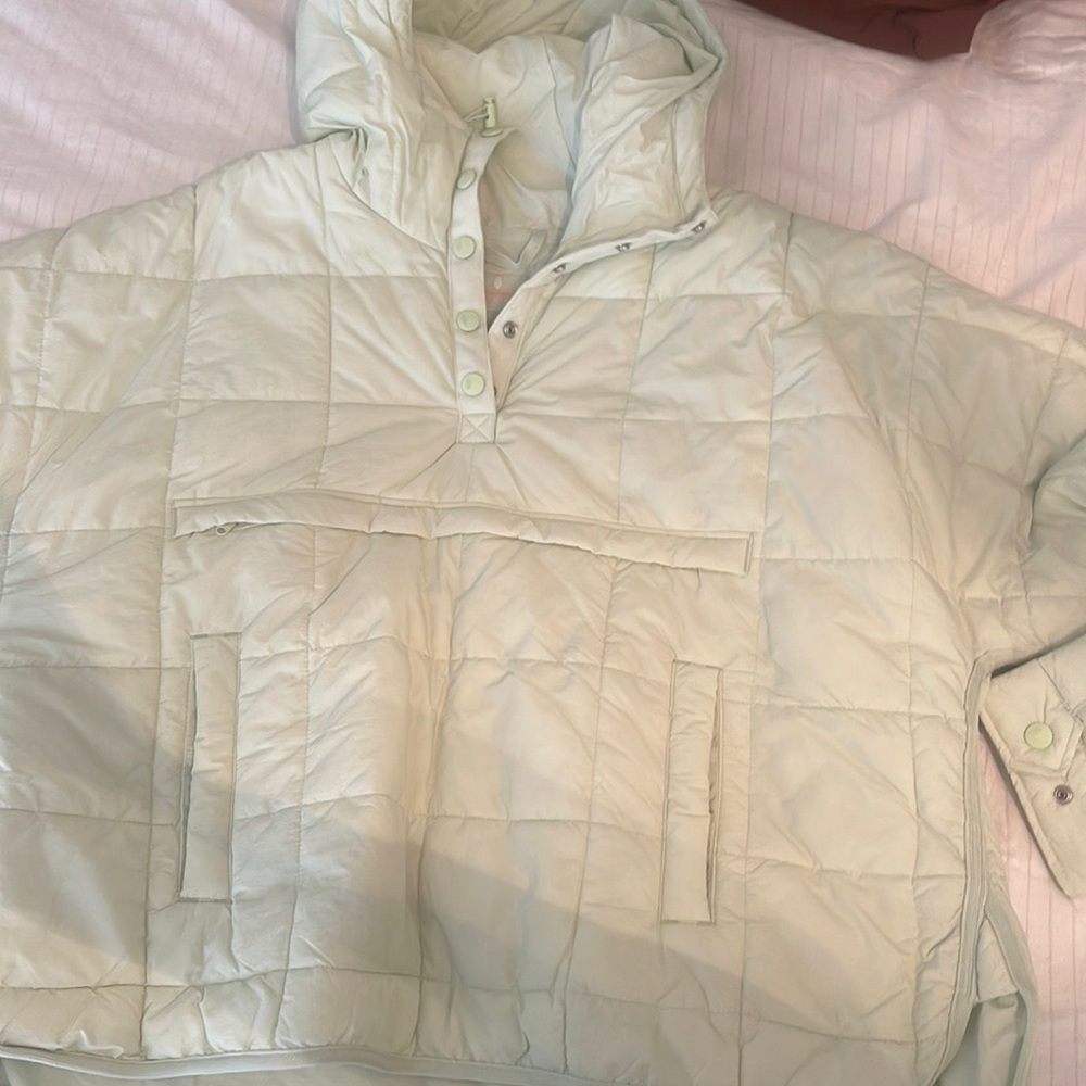 Free people packable puffer color melon